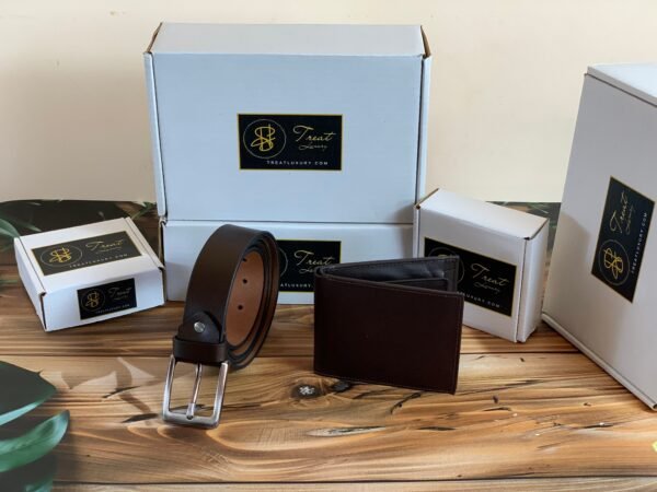 Men's Wallet Belt Combo Gift Set